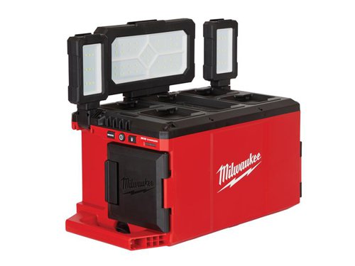 Milwaukee Power Tools 4933478121 M18 POALC-0 PACKOUT™ Area Light/Charger 110/240V & Li-ion Bare Unit