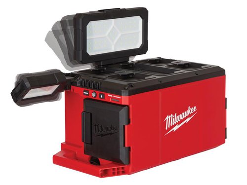 Milwaukee Power Tools 4933478121 M18 POALC-0 PACKOUT™ Area Light/Charger 110/240V & Li-ion Bare Unit