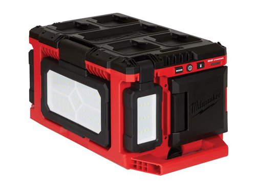Milwaukee Power Tools 4933478121 M18 POALC-0 PACKOUT™ Area Light/Charger 110/240V & Li-ion Bare Unit