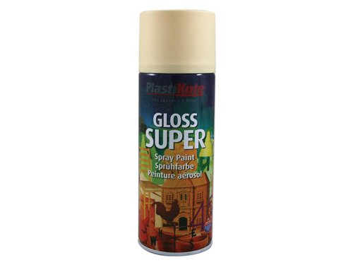 PlastiKote 440.0011112.076 Gloss Super Spray Antique White 400ml