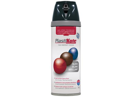 PlastiKote 440.0021100.076 Twist & Spray Gloss Black 400ml