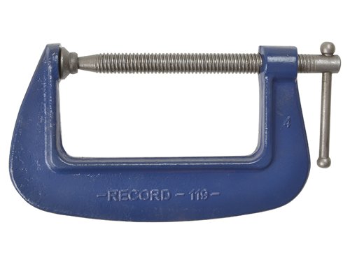 IRWIN® Record® T119/4 119 Medium-Duty Forged G-Clamp 100mm (4in)