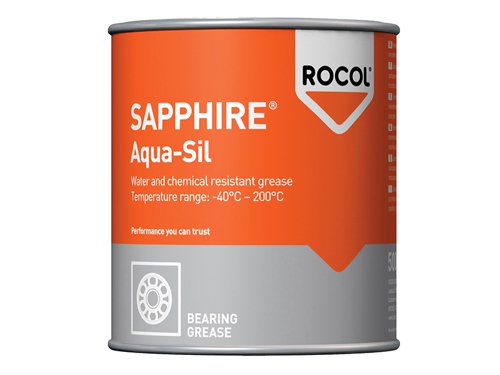 ROCOL 12253 SAPPHIRE® Aqua-Sil Bearing Grease Tin 500g