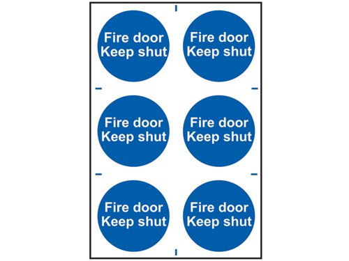 Scan 0151 Fire Door Keep Shut - PVC 200 x 300mm