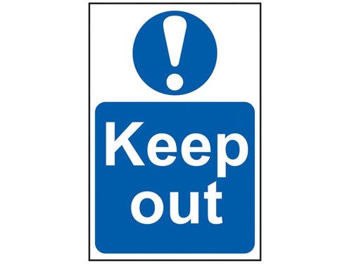 Scan 0255 Keep Out - PVC 200 x 300mm