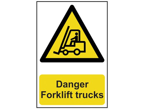 Scan 0954 Danger Forklift Trucks - PVC 200 x 300mm