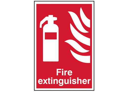 Scan 1350 Fire Extinguisher - PVC 200 x 300mm
