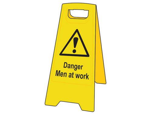 Scan 4710 Heavy-Duty 'A' Board: Danger Men At Work