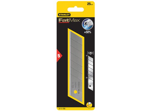 STANLEY® 0-11-725 FatMax® Snap-Off Blades 25mm (Pack 5)