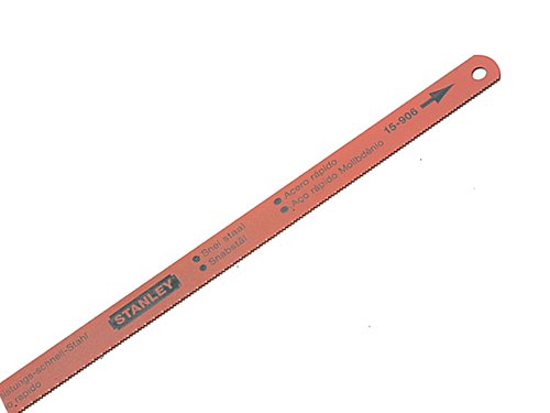 STANLEY® 0-15-906 High Speed Steel Molybdenum Hacksaw Blades 300mm (12in) x 24 TPI Pack 2