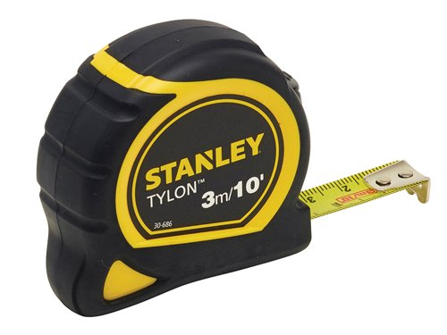 STANLEY® 0-30-686 Tylon™ Pocket Tape 3m/10ft (Width 13mm) Carded