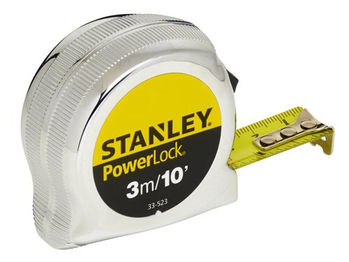 STANLEY® 0-33-523 PowerLock® Classic Pocket Tape 3m/10ft (Width 19mm)