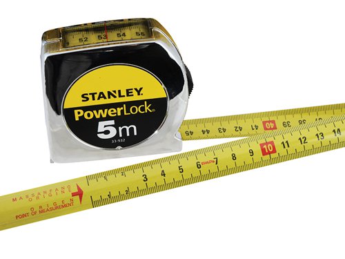 STANLEY® 0-33-932 PowerLock® Top Reader Tape 5m (Width 19mm)