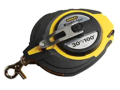 STANLEY® 0-34-132 FatMax® Closed Case Steel Long Tape 30m/100ft (Width 10mm)
