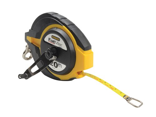 STANLEY® 0-34-133 FatMax® Closed Case Steel Long Tape 20m (Width 10mm) (Metric only)