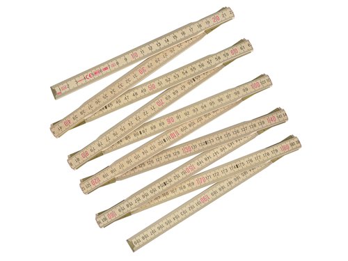STANLEY® 0-35-455 Wooden Folding Rule 2m