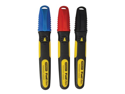 STANLEY® 0-47-315 FatMax® Chisel Tip Marker (Pack 3)