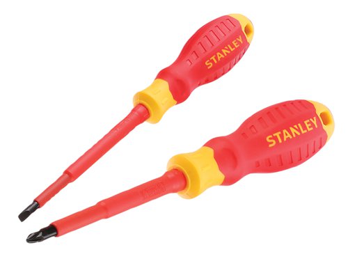 STANLEY® STHT60030-0 FatMax® VDE Insulated Screwdriver Set, 2 Piece