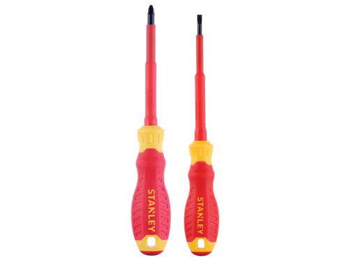 STANLEY® STHT60030-0 FatMax® VDE Insulated Screwdriver Set, 2 Piece