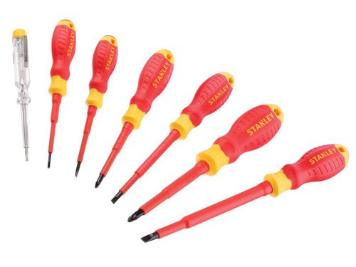 STANLEY® STHT60031-0 FatMax® VDE Insulated Screwdriver Set, 7 Piece