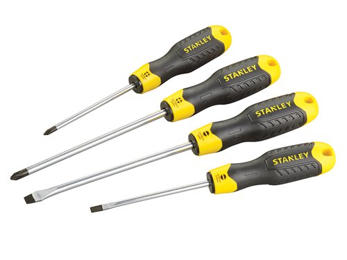 STANLEY® 0-65-013 Cushion Grip Screwdriver Set, 4 Piece