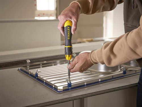 STANLEY® 0-68-010 Multibit Ratchet Screwdriver &10 Bits