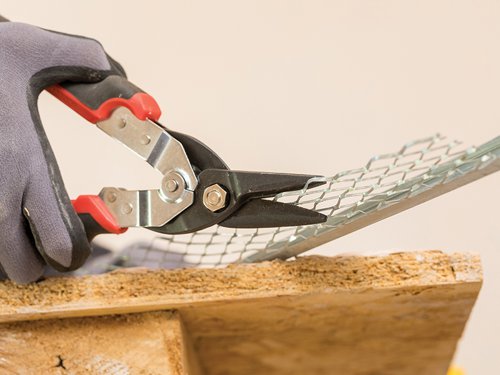 STANLEY® FMHT73755-0 FatMax® Red Ergo Aviation Snips Left Cut 250mm (10in)