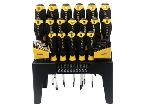 STANLEY® STHT0-74958 Screwdriver Set in Rack, 44 Piece