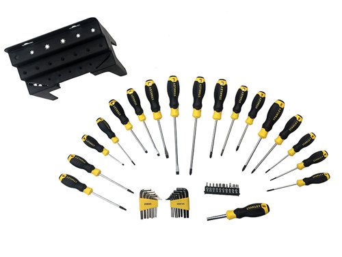 STANLEY® STHT0-74958 Screwdriver Set in Rack, 44 Piece