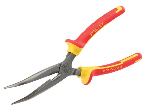 STANLEY® 0-84-008 FatMax® Bent Long Nose Pliers VDE 200mm