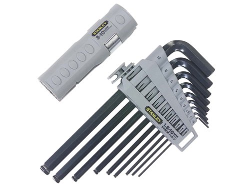 STANLEY® 0-89-904 Hexagon Grip Key Set, 9 Piece (1.5-10mm)