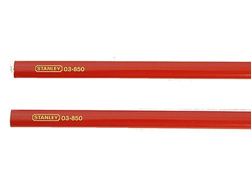 STANLEY® 0-93-931 Carpenter's Pencils for Wood (Pack 2)