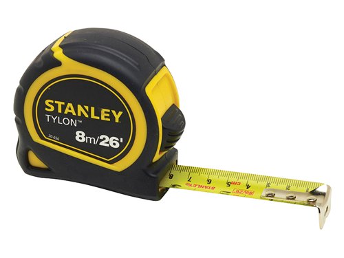 STANLEY® 1-30-656 Tylon™ Pocket Tape 8m/26ft (Width 25mm) Loose
