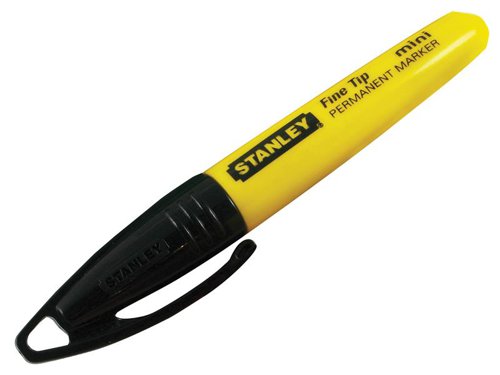 STANLEY® 1-47-324 Mini Fine Tip Marker Black (Tub 72)