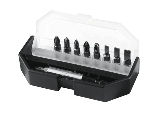 STANLEY® 1-68-734 Slotted/Phillips/Pozidriv Insert Bit Set, 10 Piece