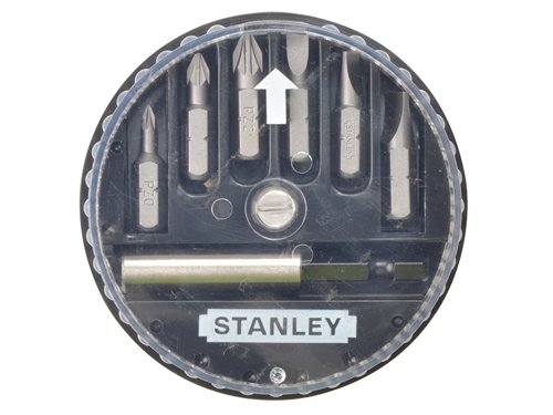 STANLEY® 1-68-738 Slotted/Pozidriv Insert Bit Set, 7 Piece