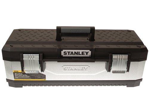 STANLEY® 1-95-620 Galvanised Metal Toolbox 66cm (26in)