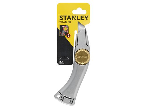 STANLEY® 2-10-550 Titan Fixed Blade Trimming Knife Carded