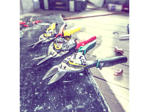 STANLEY® 2-14-562 Red Aviation Snips Left Cut 250mm (10in)
