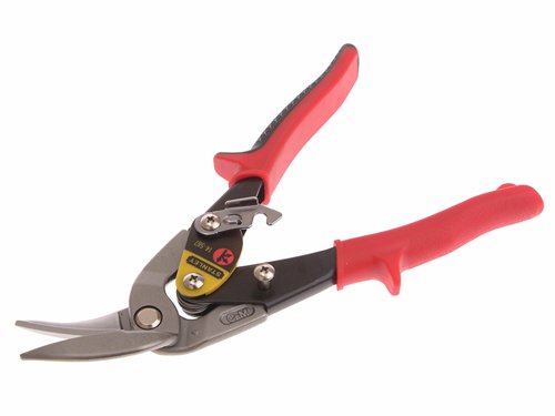 STANLEY® 2-14-567 Red Offset Aviation Snips Left Cut 250mm (10in)