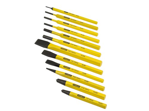 STANLEY® 4-18-299 Punch & Chisel Set, 12 Piece