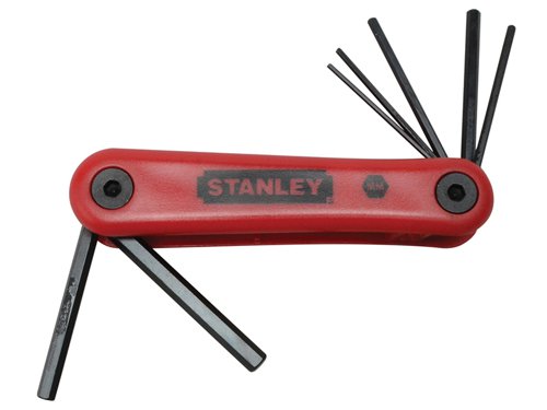 STANLEY® 4-69-261 Folding Hexagon Key Set,7 Piece (1.5-6mm)