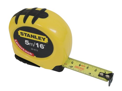 STANLEY® 5-30-815 Leverlock Tape 5m/16ft (Width 19mm)