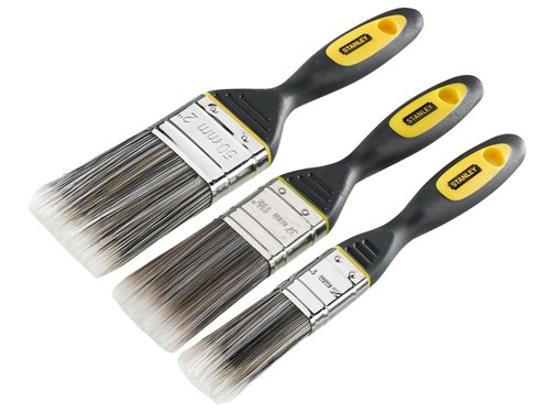 STANLEY® STPPDS3Z DYNAGRIP™ Synthetic Brush Pack Set of 3 25 38 & 50mm