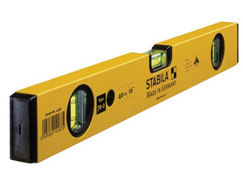 Stabila 02324 70-2-60 Double Plumb Spirit Level 3 Vial 60cm