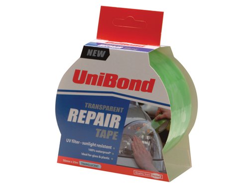 UniBond 2675780 Transparent Repair Tape 50mm x 25m