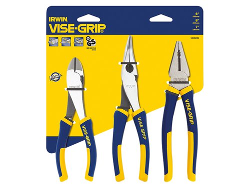 IRWIN Vise-Grip 10505483 Pro Pliers Set, 3 Piece