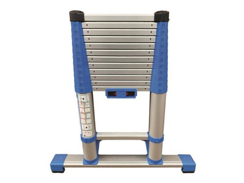 Zarges 40410 Compactstep L Telescopic Ladder & Stabiliser Bar 3.2m