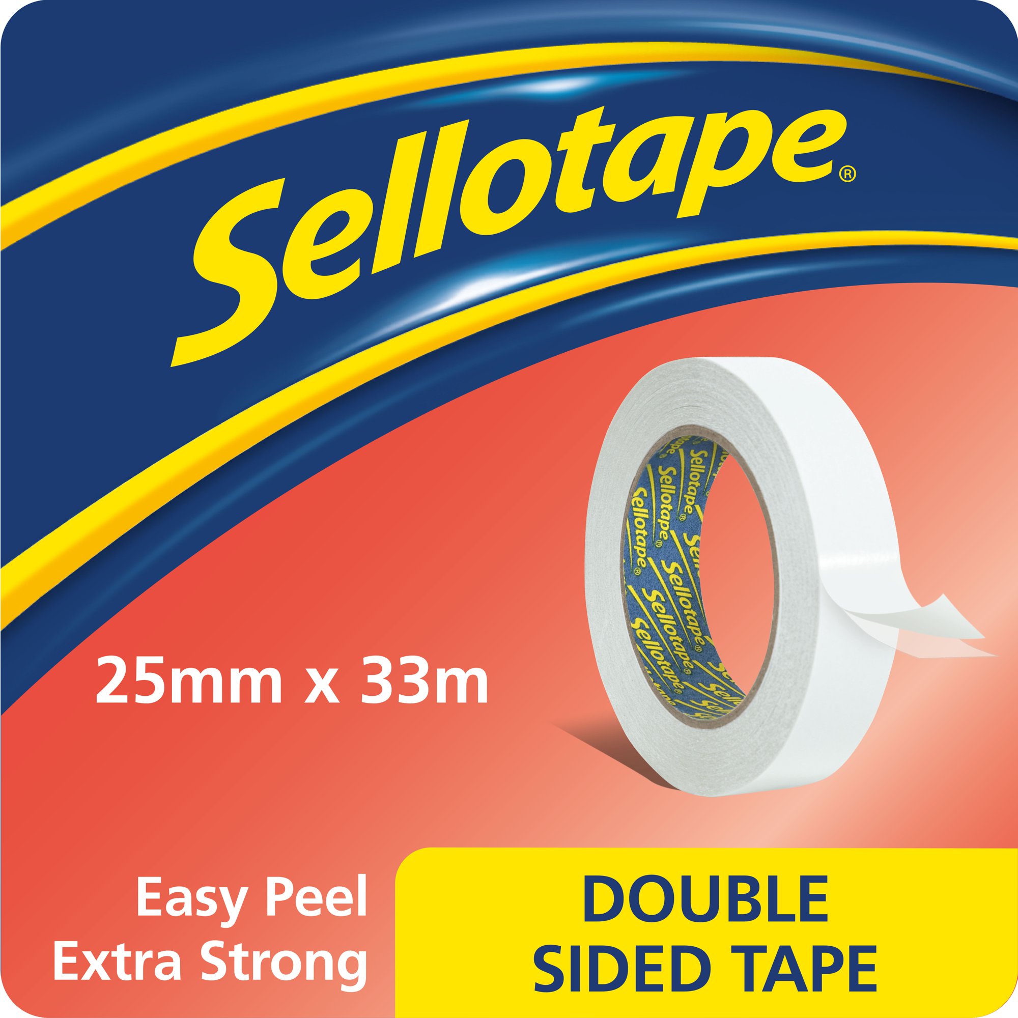 Sellotape Double Sided Tape 25mmx33m Pk6