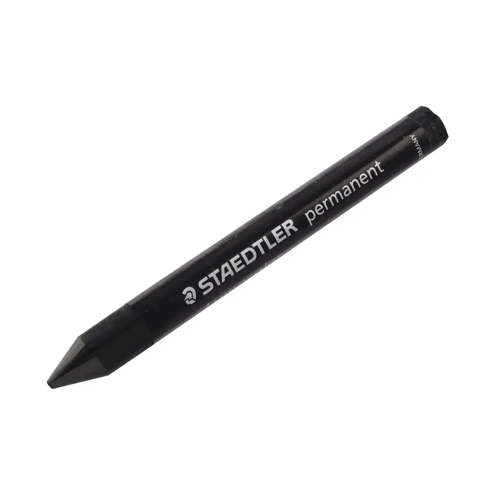 Staedtler 236 Lumocolor Omnigraph Marking Crayons Indelible Smudgeproof Black Bx12